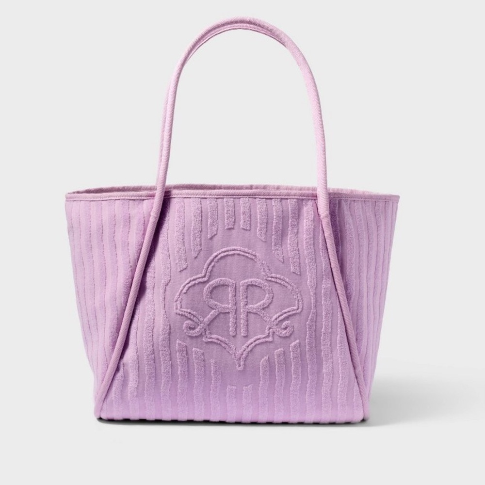 Roller Rabbit Lilac Corduroy Tote